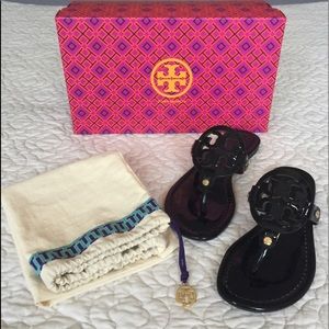 Tory Burch Miller Black Patent Calf